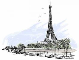 Obraz na płótnie architektura francja wieża pomnik projektować
