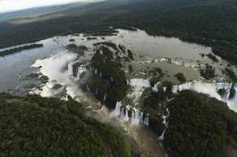 Naklejka natura brazylia las ameryka południowa woda