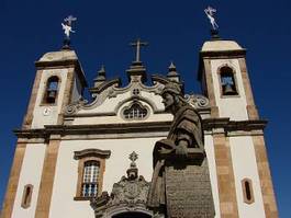 Naklejka brazylia kościół wrózka koc kopalnia