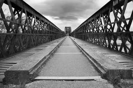 Naklejka europa most perspektywa stary transport