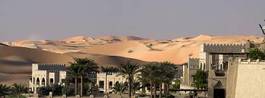 Plakat arabski pustynia spokojny natura
