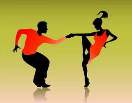 Plakat taniec obraz ludzie tango