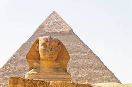 Plakat miasto egipt piramida architektura