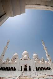 Plakat arabski meczet architektura azja wschód