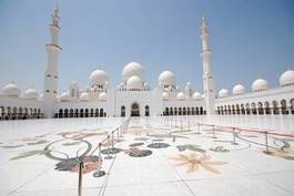 Naklejka azja arabski meczet wschód architektura