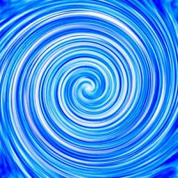Plakat tunel woda ruch wzór spirala
