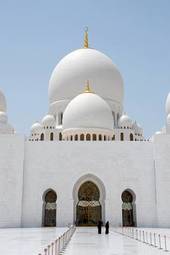 Plakat meczet azja arabski wschód architektura
