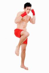 Fotoroleta mężczyzna fitness ćwiczenie sport bokser