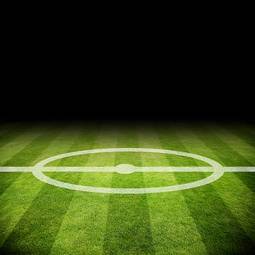 Plakat sport piłka nożna pole stadion trawa