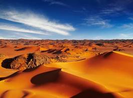 Plakat pustynia pejzaż widok