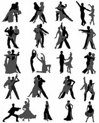 Plakat dziewczynka kobieta mężczyzna amerykański taniec
