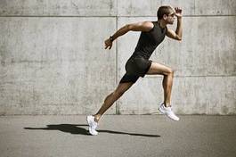 Obraz na płótnie mężczyzna ruch lekkoatletka jogging