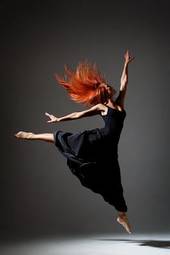 Plakat piękny tancerz taniec baletnica