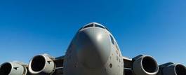 Plakat samolot silnik wojskowy motor transport