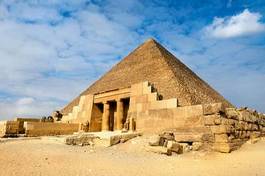 Plakat egipt architektura piramida antyczny