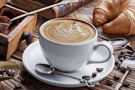 Plakat wiewiórka barista cappucino kawiarnia latte macchiato