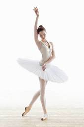 Plakat kobieta baletnica taniec