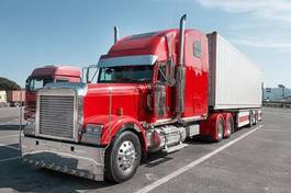 Fototapeta transport amerykański niebo ciężarówki