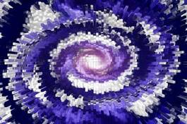 Obraz na płótnie ruch spirala abstrakcja fraktal