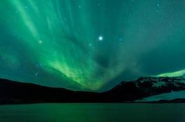 Obraz na płótnie finlandia szwecja galaktyka islandia