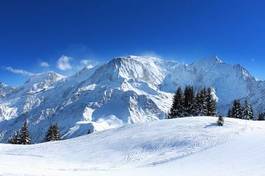 Fotoroleta śnieg alpy sporty zimowe