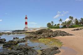 Naklejka ameryka południowa wybrzeże brazylia plaża