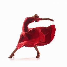 Plakat piękny hiszpania taniec moda egzotyczny