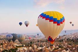 Naklejka balon góra lotnictwo turcja natura