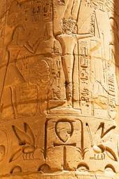 Plakat świątynia antyczny egipt