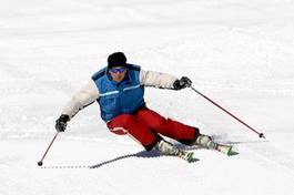 Naklejka śnieg fitness sport sporty zimowe