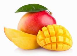 Plakat świeży owoc jedzenie tropikalny