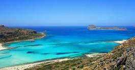 Naklejka wyspa natura grecja lato