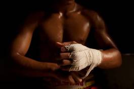 Fotoroleta ćwiczenie boks kick-boxing sport