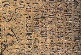 Plakat stary antyczny architektura egipt sztuka