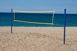 Fototapeta lato sport siatkówka pole plaża