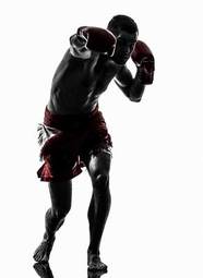 Fotoroleta kick-boxing sztuki walki sport bokser ludzie