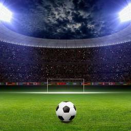 Obraz na płótnie piłka nożna mecz stadion pole