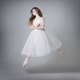 Plakat ćwiczenie kobieta balet dziewczynka