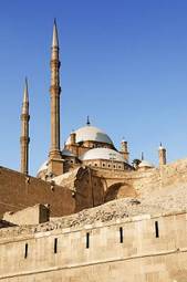 Plakat arabian wschód meczet architektura