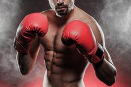 Plakat ćwiczenie fitness boks