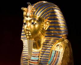 Naklejka egipt antyczny król muzeum