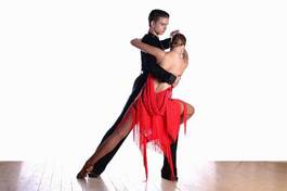 Plakat ładny ćwiczenie kobieta sport tancerz