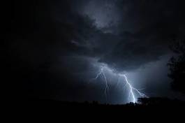 Obraz na płótnie sztorm noc niebo pejzaż