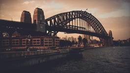 Fotoroleta most australia sydney zachody 