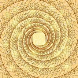 Plakat spirala fraktal loki