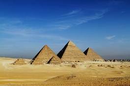Plakat afryka architektura piramida egipt
