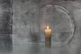 Plakat zen sztuka wellnes świeca równowagi