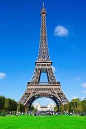 Naklejka niebo francja eifel architektura wieża