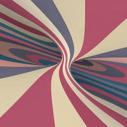 Plakat abstrakcja 3d ruch spirala