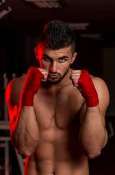 Plakat boks sztuki walki siłownia sporty ekstremalne